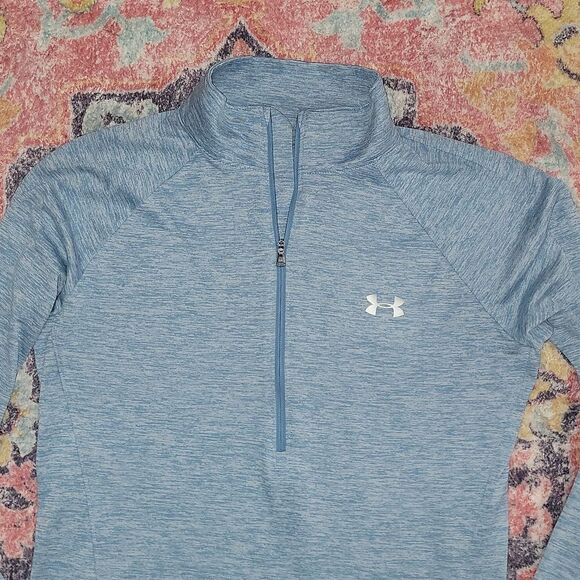 Under Armour Women's Tech Twist ½ Zip Long-Sleeve Pullover Size M - Picture 3 of 12